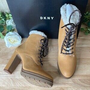 Dkny Women's Darcy Lace-Up Dress Booties 9M